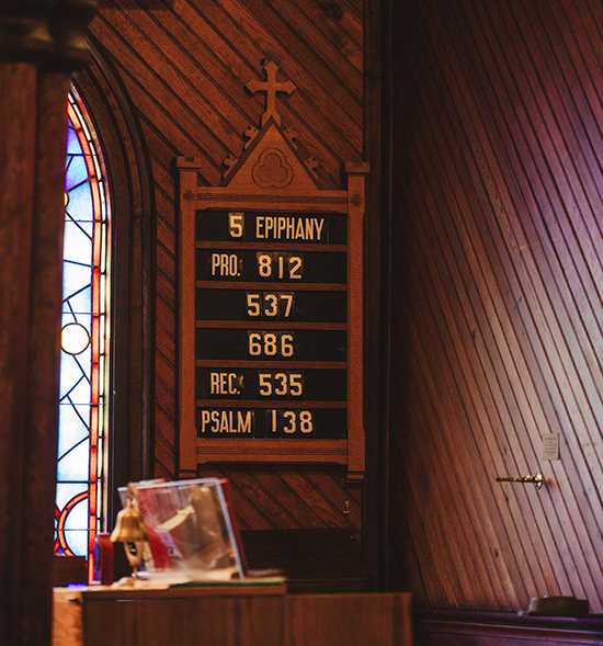 St. Mark's Church, Clifford, VA, Reading